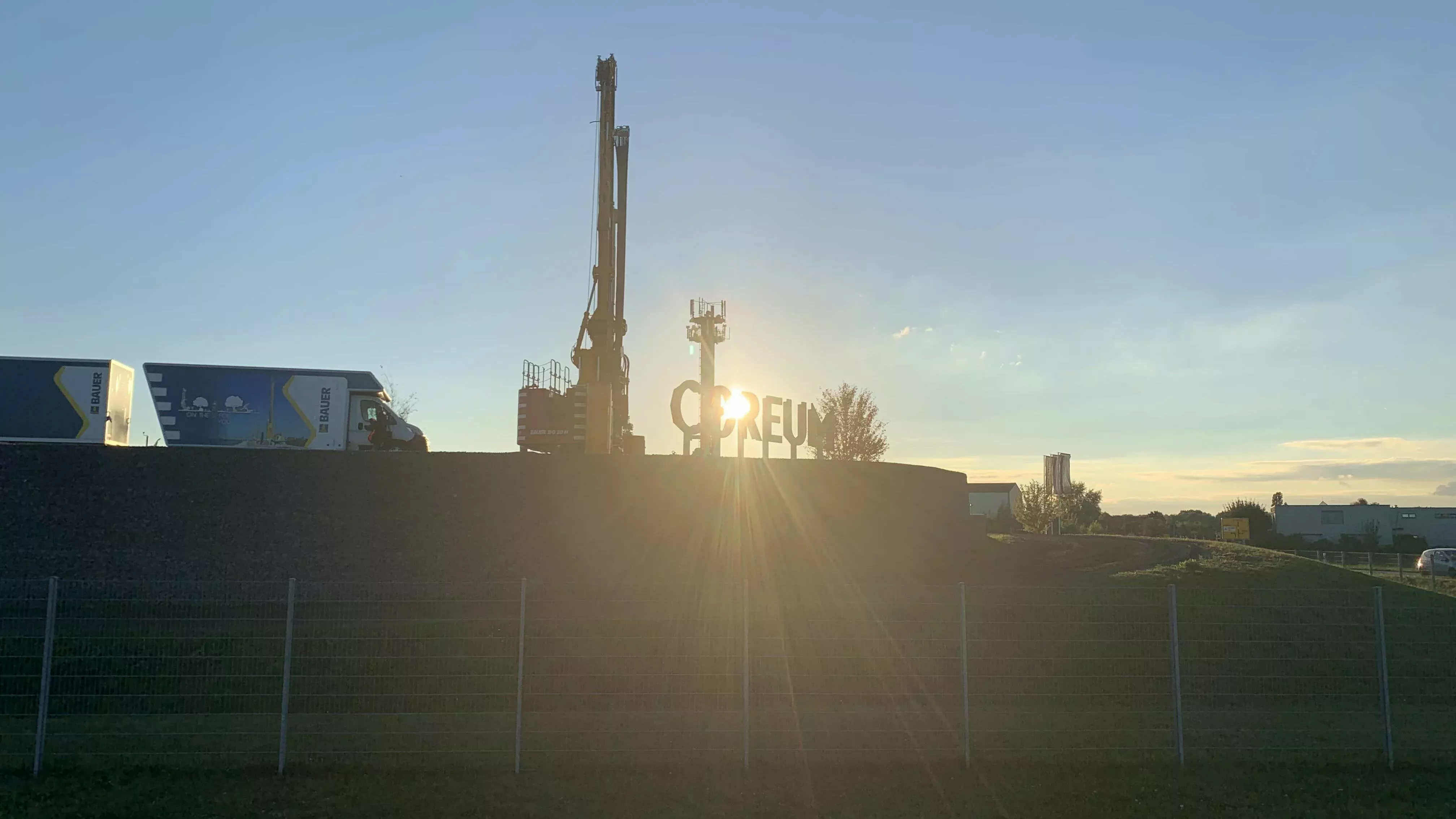 Das Ausstellungsgelände der Coreum in Stockstadt.